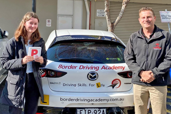 BDA student passing their driving test