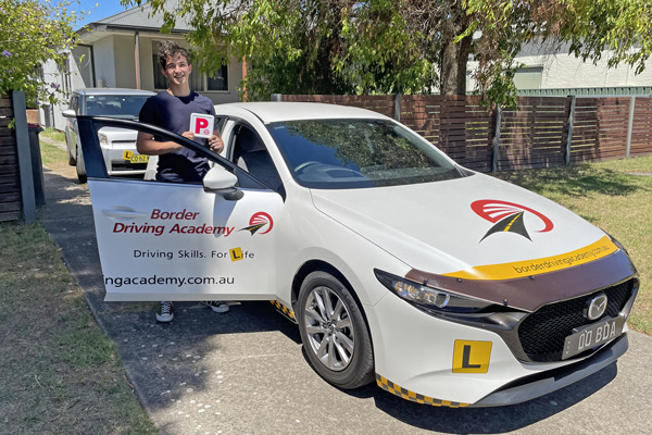 BDA student passing their driving test